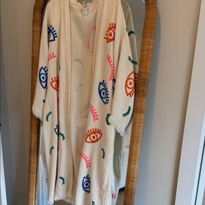 Colorful Eye Patterned Kaftan